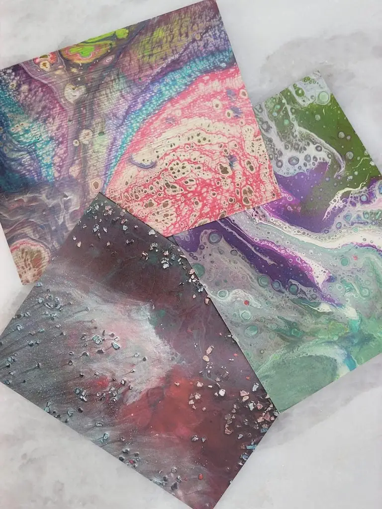 Set of three greeting cards featuring original artwork created by human trafficking survivors
